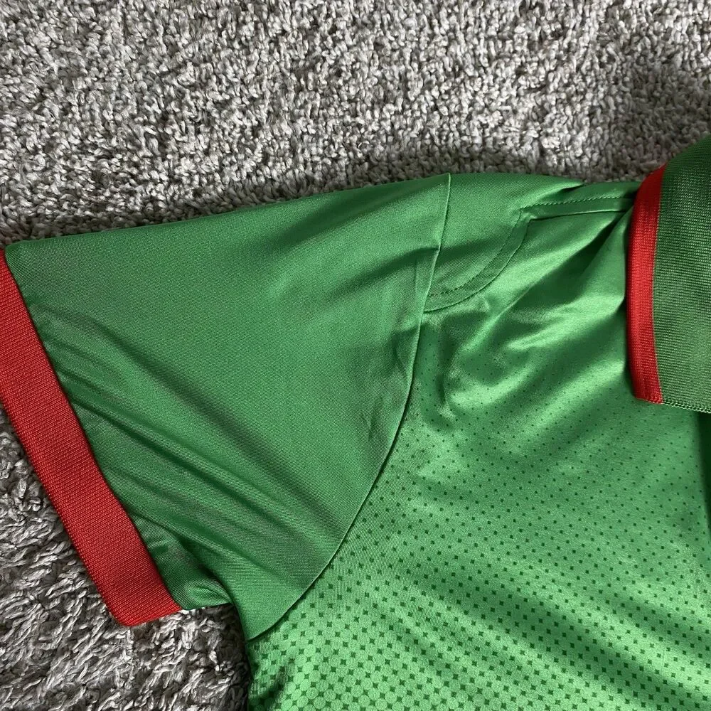 Heineken Formula 1 Green Short Sleeve Collared Polo Shirt Men's Medium